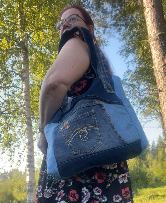 Farkkukassi Veera - Lahja ja Sisustus Juuttisäkki