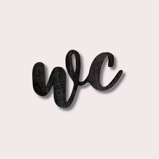 Puinen WC - kyltti - Lahja ja Sisustus Juuttisäkki